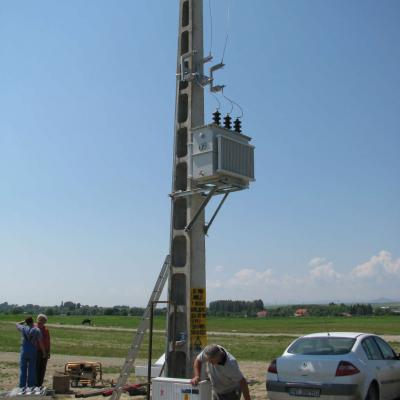 post transformare instalat de proelectric piatra neamt